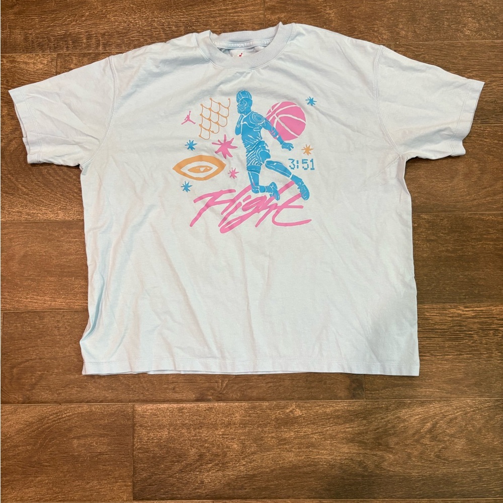 Jordan Light Blue Casual Tee